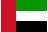 Die Flagge der Vereinigten Arabischen Emirate