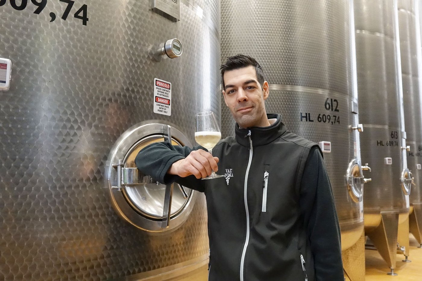 Andrea Zannoni, enólogo de la bodega Val D'Oca