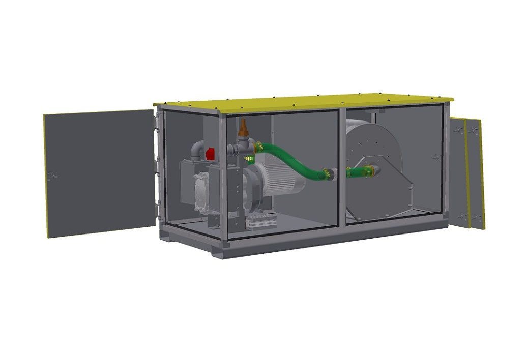 ReelUnit SP, das Schlauchaufrollsystem für den Einzelplatz