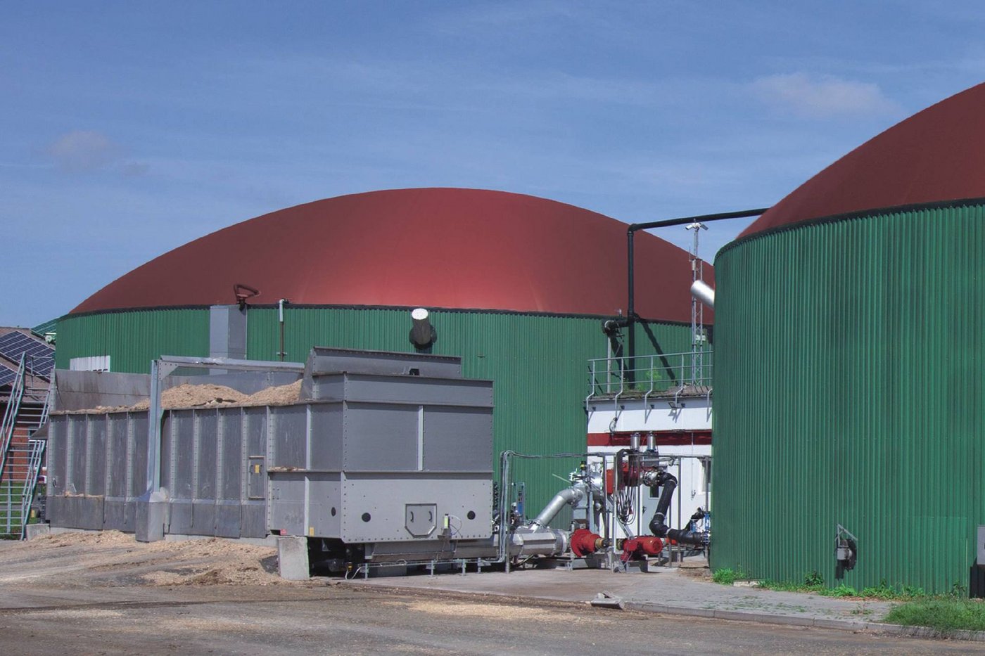 A biogas plant