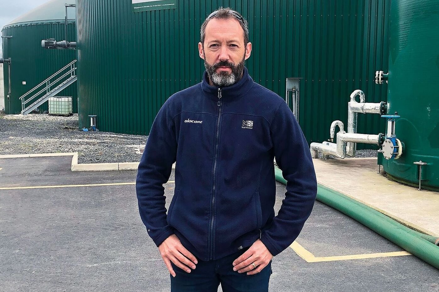 James Russell, fábrica da BioCore AD em Roscommon