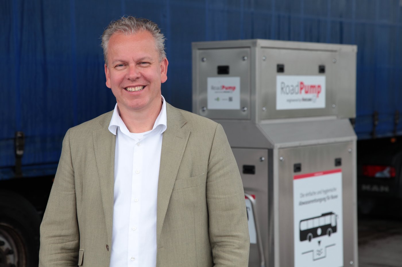 Thorsten Schlüter, owner and operator of Rosenow truck stop