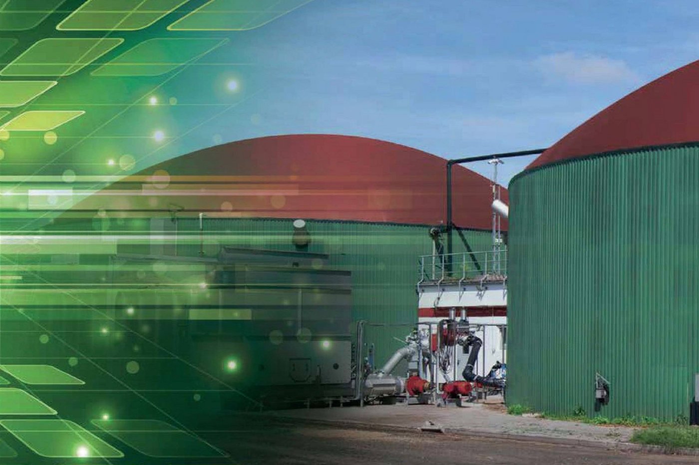 A biogas plant