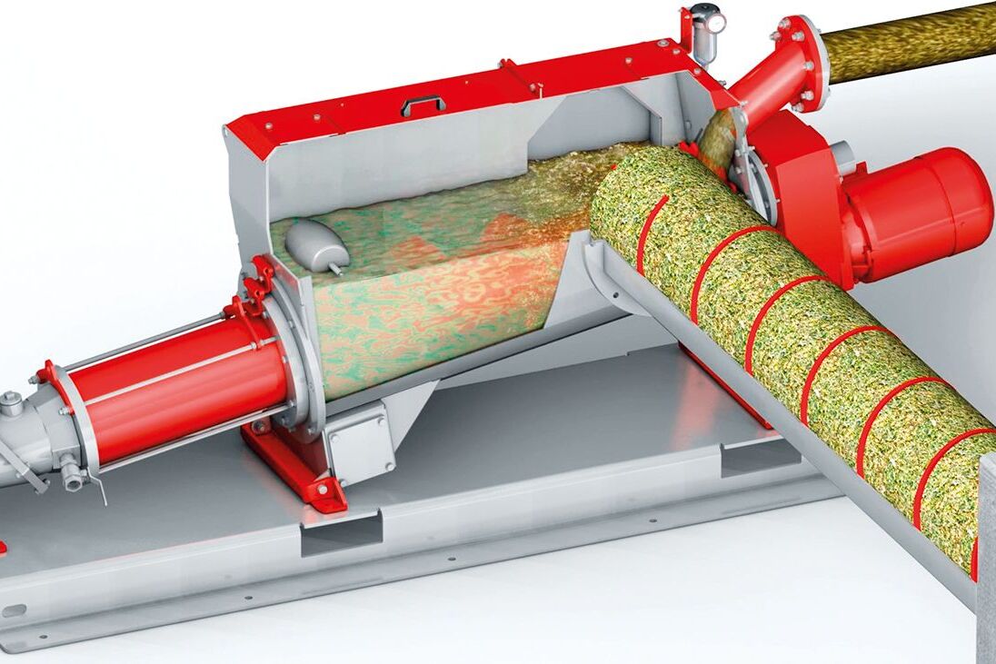 Systém pro plnění fermentoru mokrou cestou CC-Mix od společnosti Vogelsang
