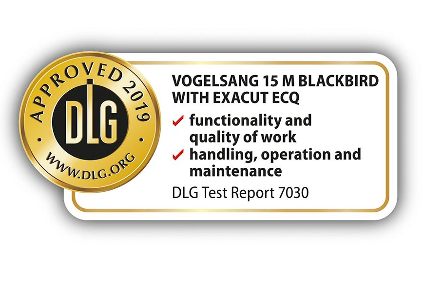 Výsledky testování DLG u Vogelsang BlackBird a ExaCut ECQ