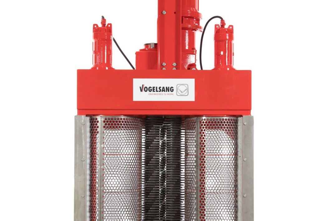Dvouhřídelový drtič XRipper je drtič pro odpadní vody od společnosti Vogelsang