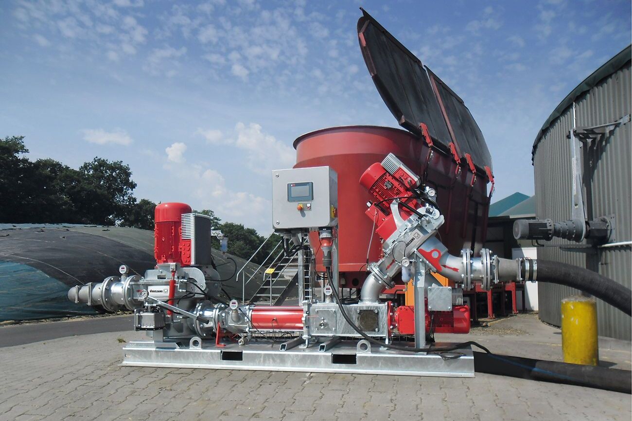 Pumpesystem BioCut til brug på biogasanlæg